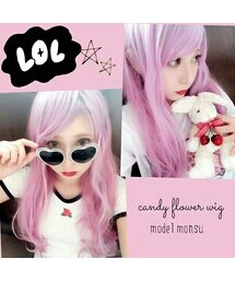candy flower wig | 根元黒ピンクミックスウィッグ(その他ヘアアクセサリー)