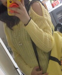 OLIVE des OLIVE | 肩あきニット(ニット/セーター)