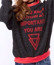 夢展望 | ゆったりシルエットブークレーロゴトップス(その他トップス)