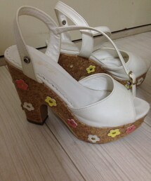 夢展望 | 12cmヒールウエッジサンダル(サンダル)