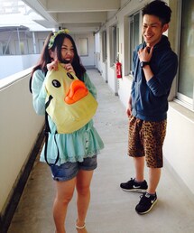 ヒョウを威嚇するあひる(その他)