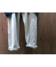 棉質伸縮九分褲(その他パンツ)