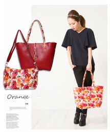 フラワープリント | トートバッグ