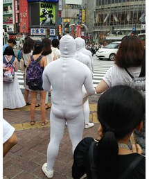 全身白タイツ発見② | その他