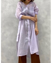 natural couture | シャツワンピース