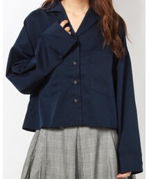 RETRO GIRL | ワイドスリーブ開襟シャツ(シャツ/ブラウス)