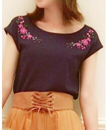 Debut de Fiore | ヴィンテージ刺繍プルオーバー(ニット/セーター)