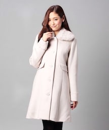 Piccola Donna | ファー付コート(ピーコート)