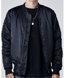 STAMPD | STAMPD CHARMEUSE BOMBER(MA-1)