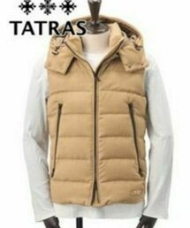 TATRAS | TATRAS ダウンベスト　4373　ソヴェール撥水ベージュサキソニーウール(ダウンベスト)