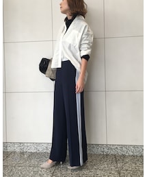 inner | ハイネックに 抜け衿シャツ👚(シャツ/ブラウス)