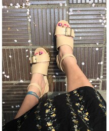 shoes | サイドのスタッズでサボ風♡(サンダル)