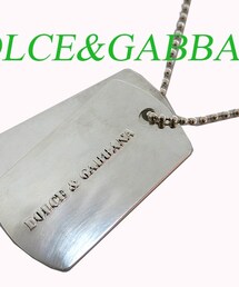 DOLCE&GABBANA | DOLCE&GABBANA シルバー925ドッグタグネックレス2連(ネックレス)