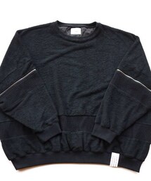 Jieda | JieDa COMMON SLEEVE BIG CREW(BLK)(スウェット)