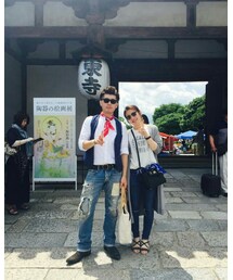 東寺にて | 京都(その他)