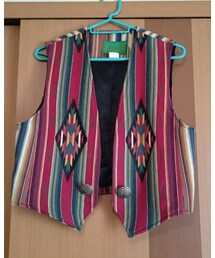 BIG TIME | オルテガ柄ベスト(ベスト)