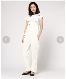 Samansa Mos2 blue | Samansa Mos2/Leeコラボ(サロペット/オーバーオール)