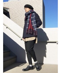 別カット：Pコート+ロングシャツ(ピーコート)