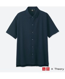 UNIQLO | UNIQLO×Theory ドライコンフォートフルオープンポロシャツ（半袖）(ポロシャツ)