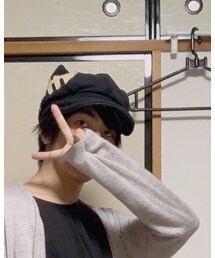 デザフェスで買った猫帽子 | 帽子