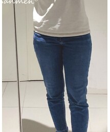 播 | デニムパンツ