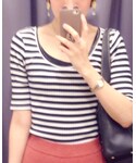 GU(ジーユー)の「トップス(Tシャツ/カットソー)」
