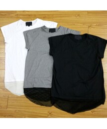 G.M.S 拼網 Tee(Tシャツ/カットソー)