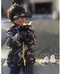 念願の雪だるま⛄❄ | その他