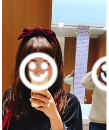 Samansa Mos2 blue | ヘアバンド