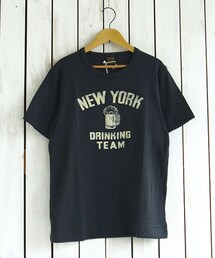 A VONTADE | 【A VONTADE】Untwish Loopcut Print T-Shirts - N.Y Drinking Team(Tシャツ/カットソー)