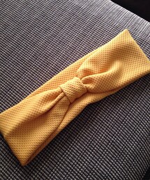 しまむら | しま産からし色たーばん(ヘアバンド)