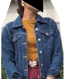 UNIQLO | リブボートネックT五分袖(Tシャツ/カットソー)