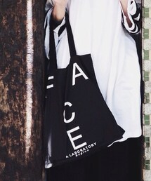 A LABoratory | FACE 字母提袋(クラッチバッグ)