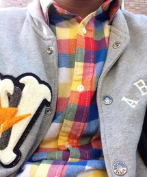 GLOBAL WORK | 兄のカラフルチェックシャツ(シャツ/ブラウス)