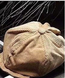 5 | 燈芯絨報童帽(キャスケット)