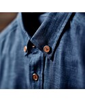 TAKI | 日本布藍染織紋襯衫(襯衫)