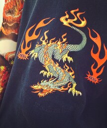 古着 | 龍のプリントタンクトップ(タンクトップ)