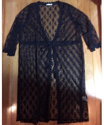 FUN | 総レースロングガウン(カーディガン/ボレロ)