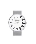 KLON | シルバーメッシュバングルウォッチ(非智能手錶)