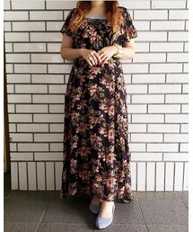 VINTAGE | India rayon dress(ワンピース/ドレス)