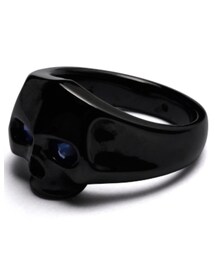 PUERTA DEL SOL | SILVER950ブラックチタンコーティング/サファイア(リング)