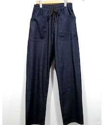 LOWLOOM | low loom wide chambray pants(デニムパンツ)