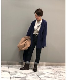 RIVE DROITE | ラクーンミドル丈カーディガン(カーディガン/ボレロ)