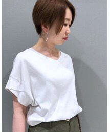 RIVE DROITE | C/Cuクロスカフスカットソー(Tシャツ/カットソー)