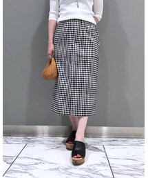 RIVE DROITE | ギンガムタイトスカート(スカート)