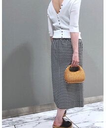 RIVE DROITE | ビスナイロン2WAYハーフスリーブニット(ニット/セーター)