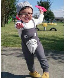 韓国子供服 | トトロサロペット(サロペット/オーバーオール)