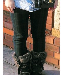 LOWRYS FARM | チェックパンツ(その他パンツ)