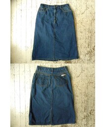 80's カルバン　クライン　デニムスカート(デニムスカート)