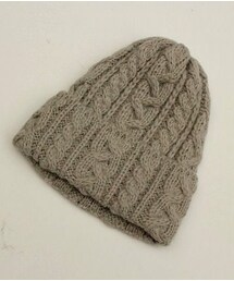 HIGHLAND 2000 | alpaca cable bobcap
(ニットキャップ/ビーニー)